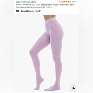 Women’s Purple Semi Opaque Tights